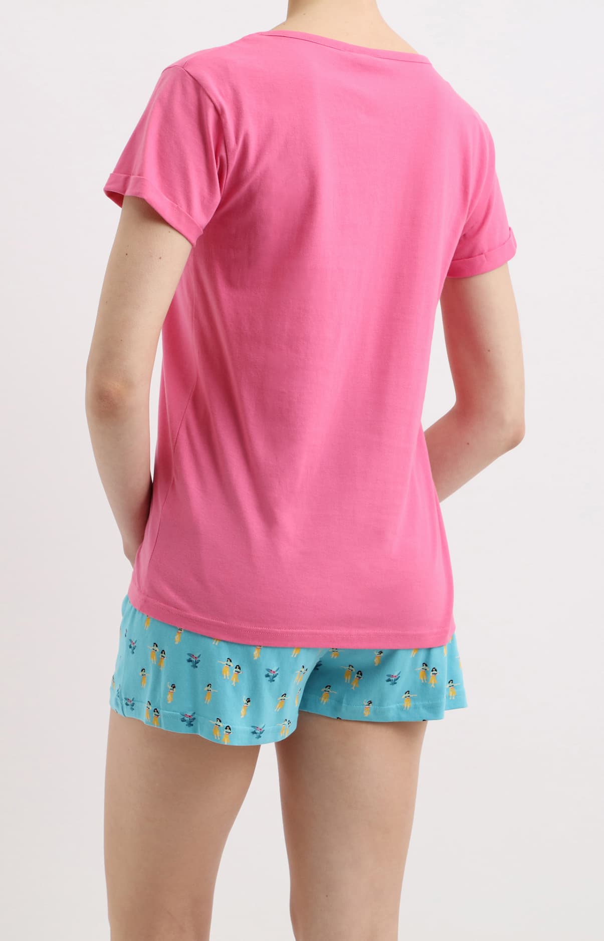 arthur-bob-mono-pyjashort-femme-p-trole-coton image 4