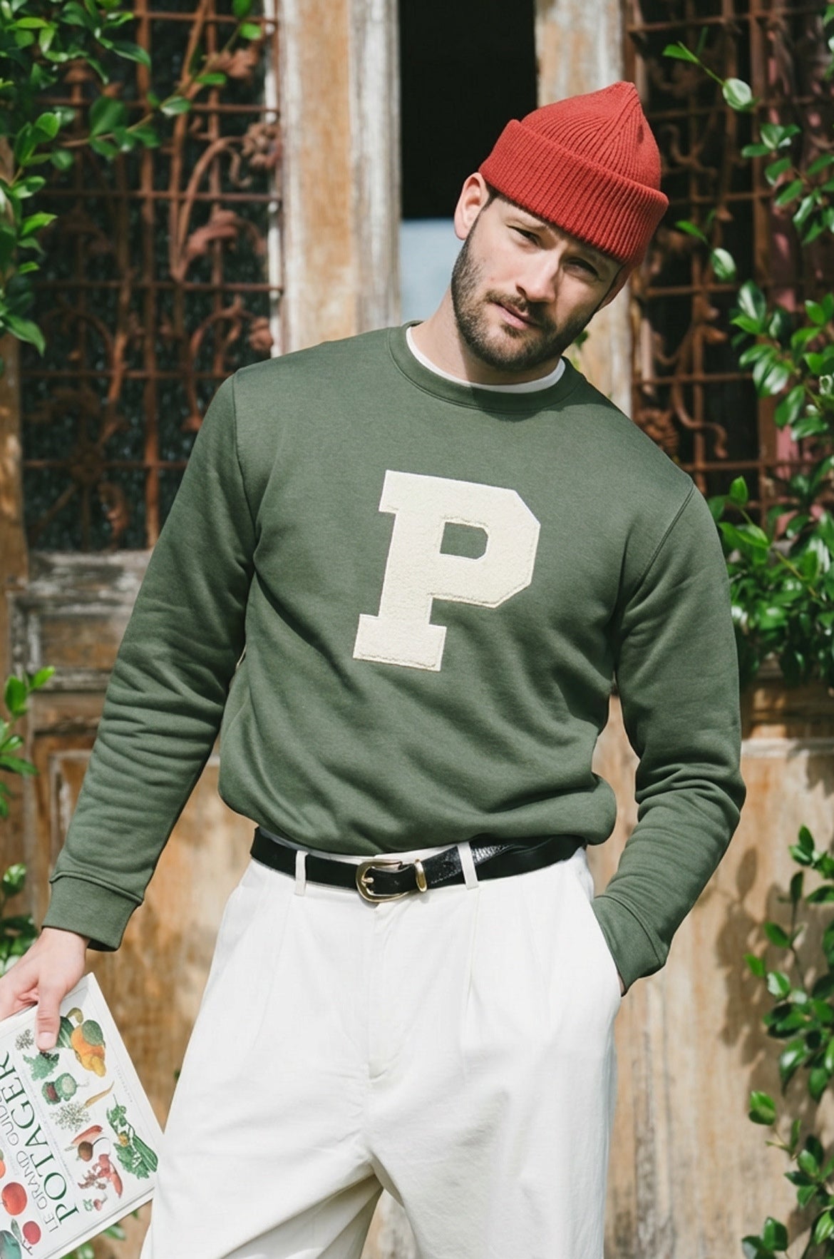 p-trone-sweat-college-pull-r-confortant-bleu-marine-m image 6