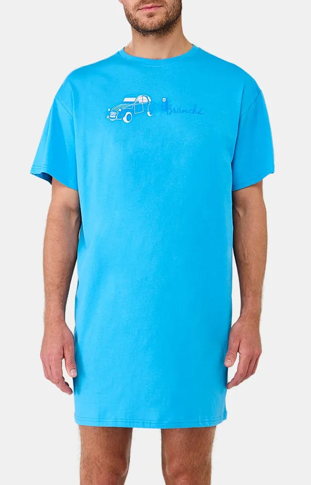 arthur-bob-maxi-tee-shirt-2cv-branch-bleu-bio image 1