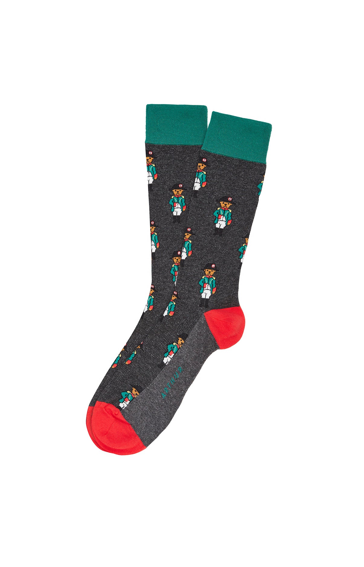 arthur-bob-mini-napoleours-chaussettes-homme-40-46-gris image 1