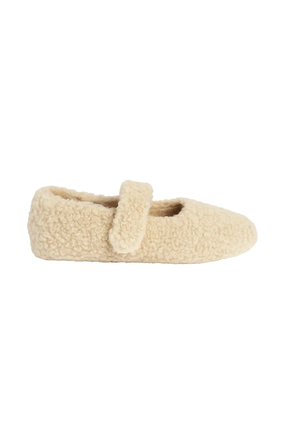 arthur-bob-ballerina-chaussons-femme-beige-fausse-fourrure image 1
