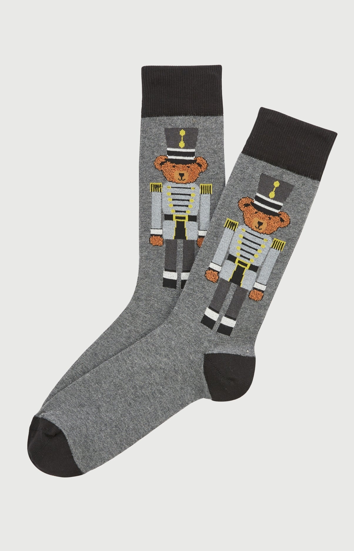 arthur-bob-teddy-casse-noisette-chaussettes-homme-gris-40-46-coton image 1