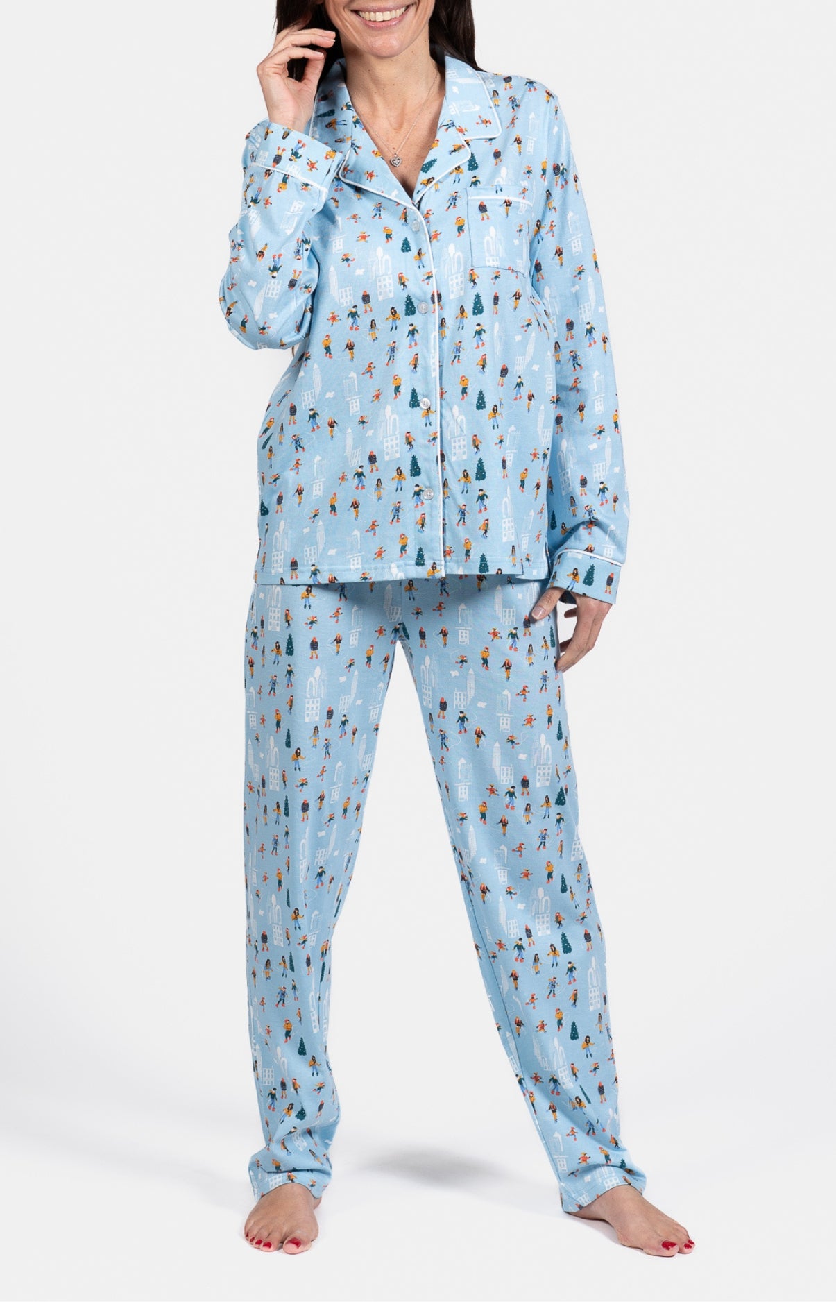 arthur-bob-matin-glace-pyjama-jade-coton image 1