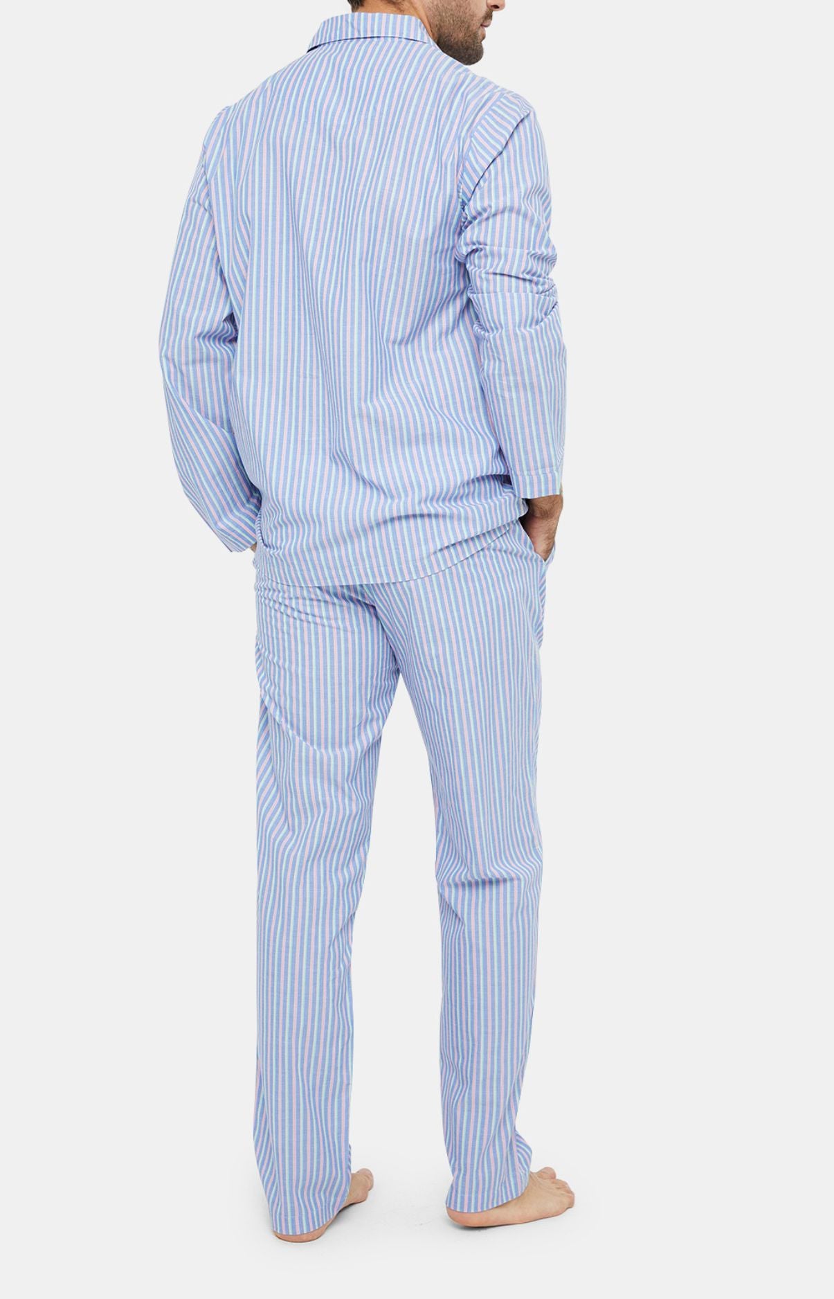 arthur-bob-riverside-pyjama-boutonn-coton-multicolore-l image 4