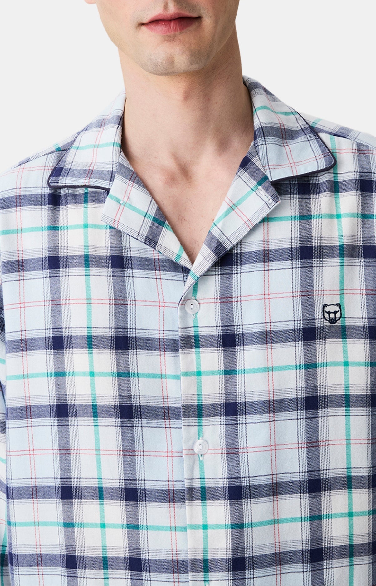 arthur-enzo-pyjama-flanelle-coton-homme-glace image 2
