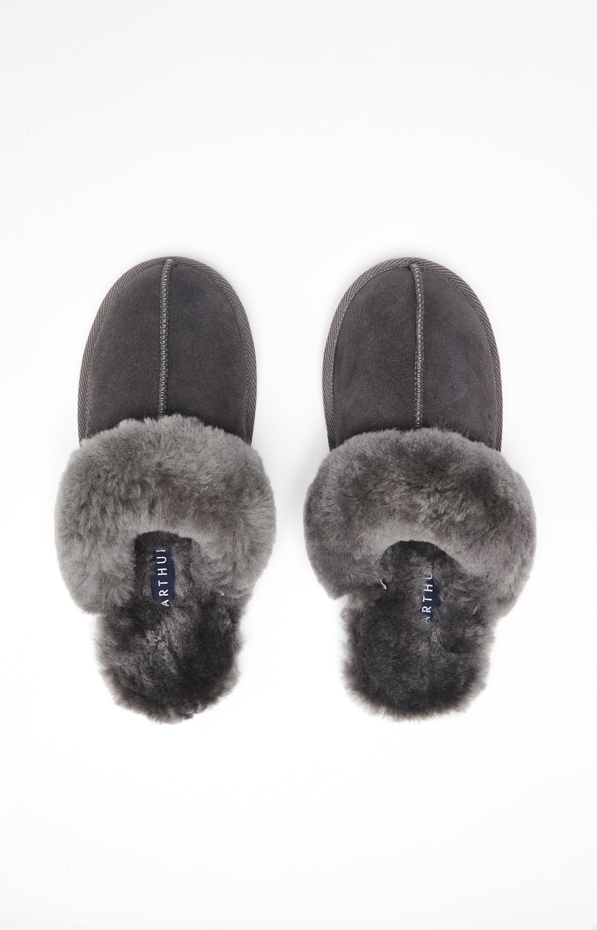 arthur-bob-mules-laine-gris-femme-anthracite image 3