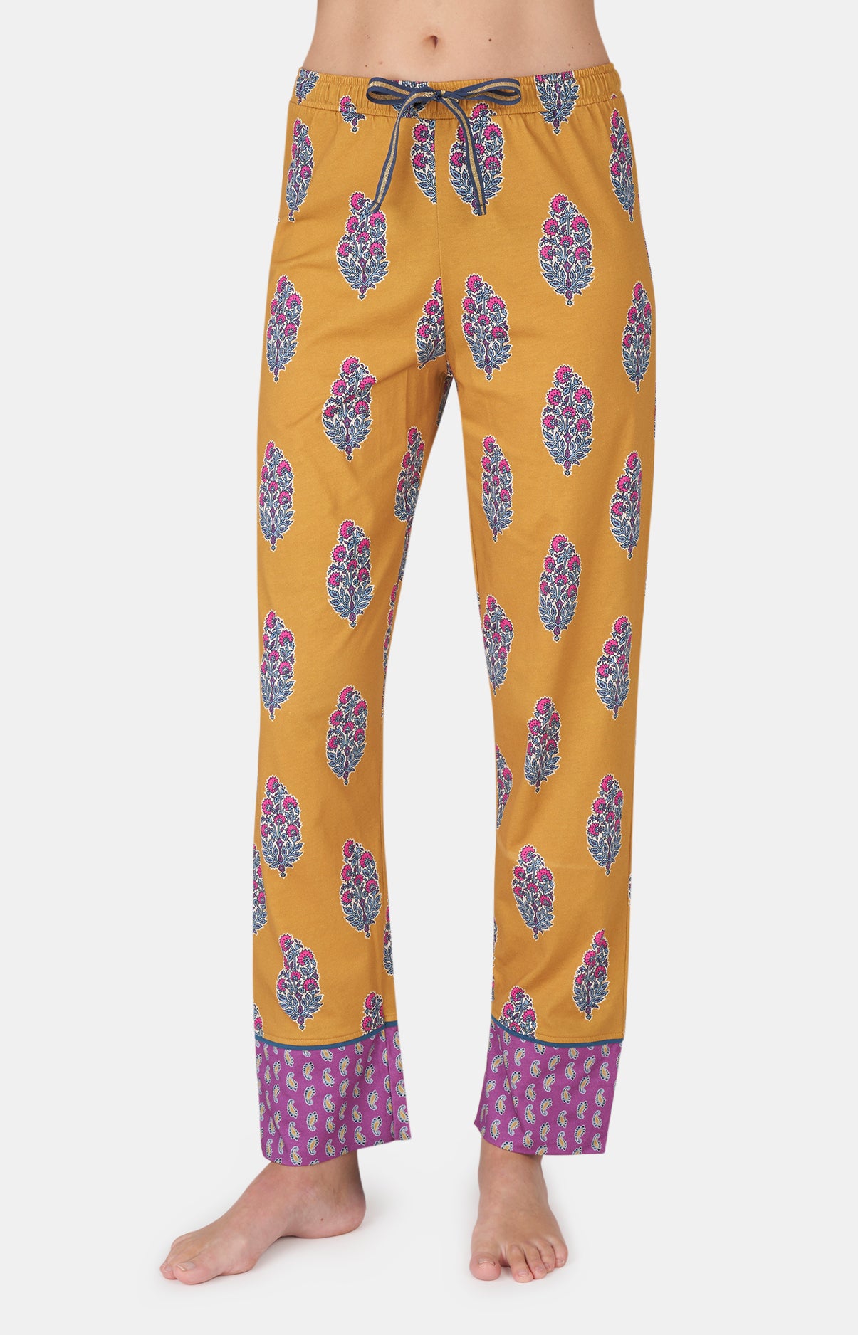 arthur-bob-holie-pantalon-pyjama-femme-curry-coton-bio image 5