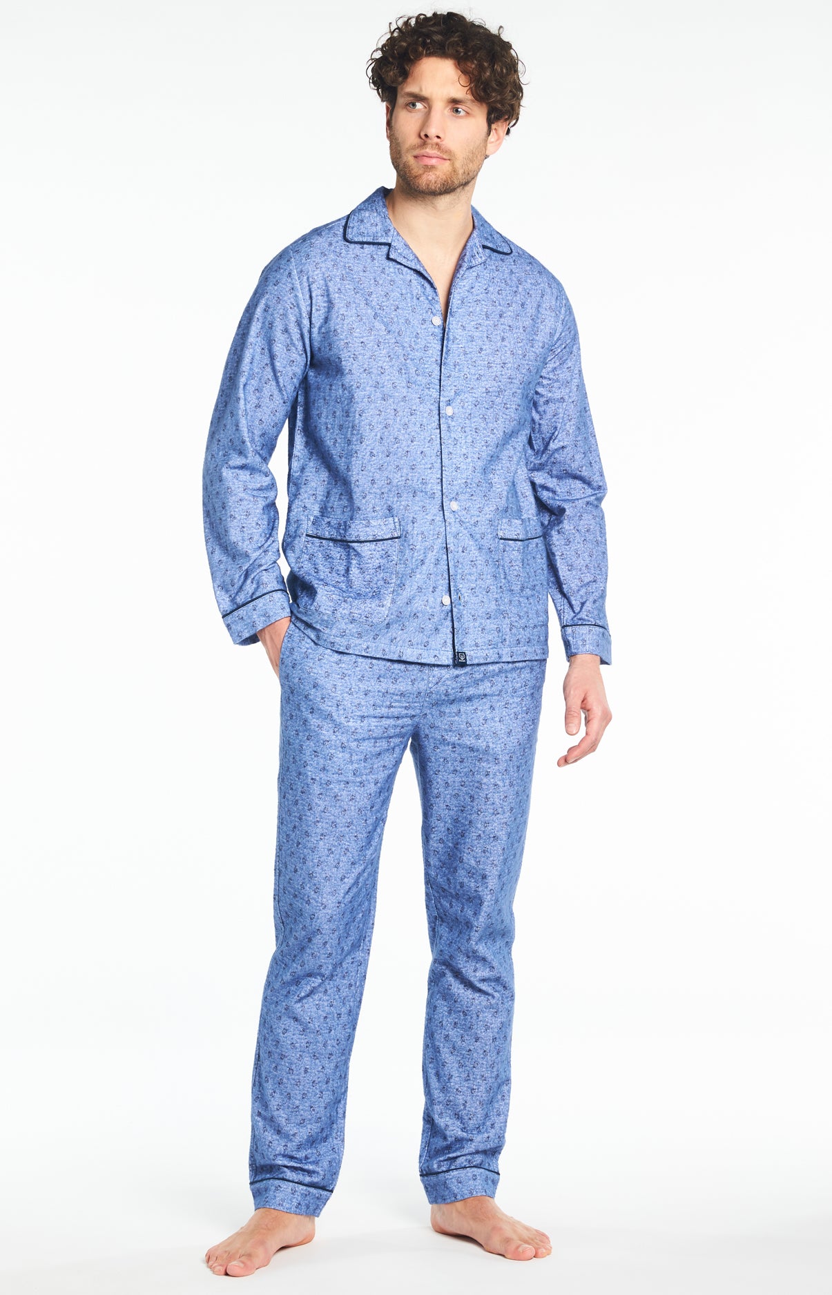 arthur-bob-pilou-clock-pyjama-homme-c-ladon-chaud image 2