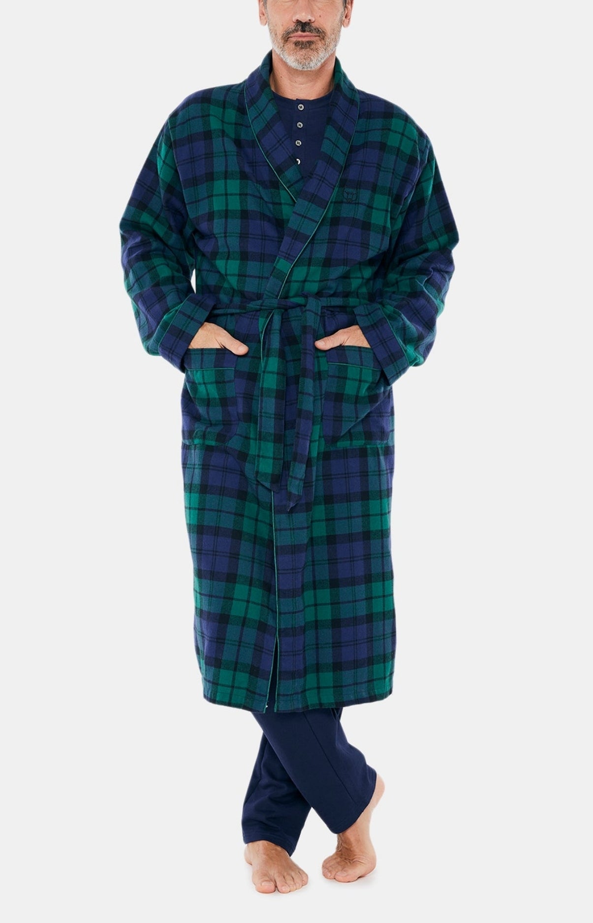 arthur-bob-bill-robe-de-chambre-homme-vert image 4
