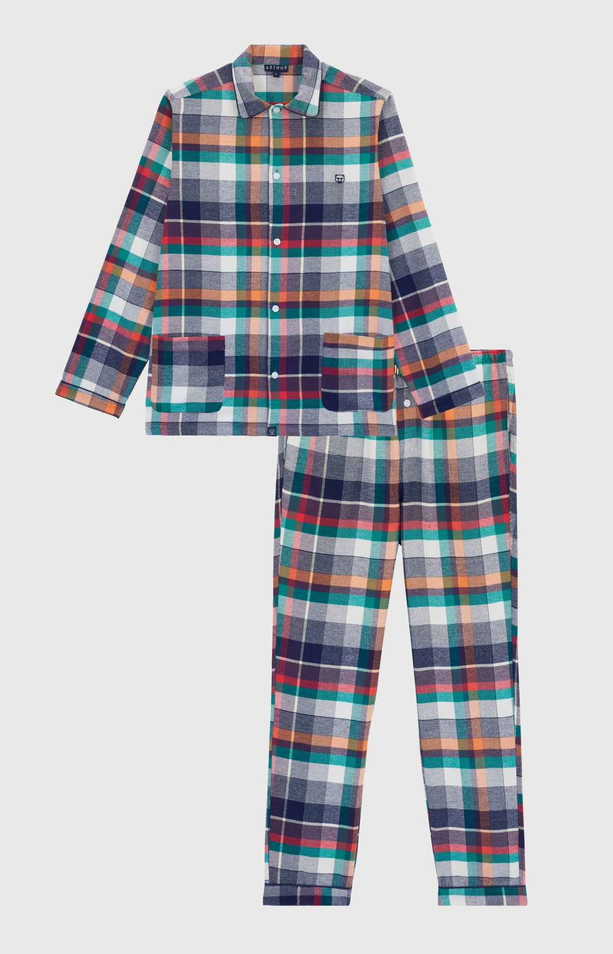 arthur-bob-owen-pyjama-homme-flanelle-multicolore image 3