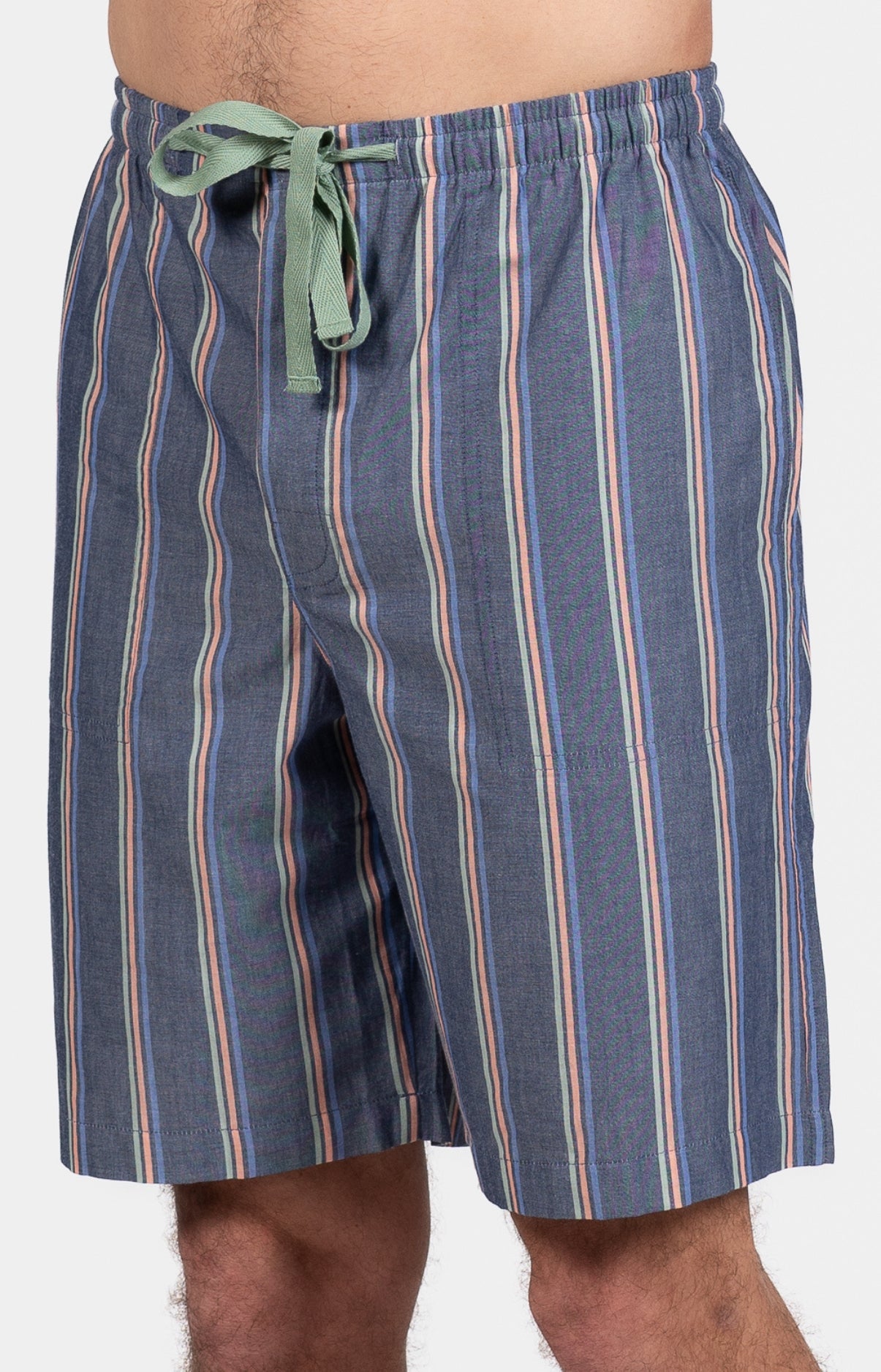 arthur-bob-lamark-pyjashort-homme-marine-en-coton image 4