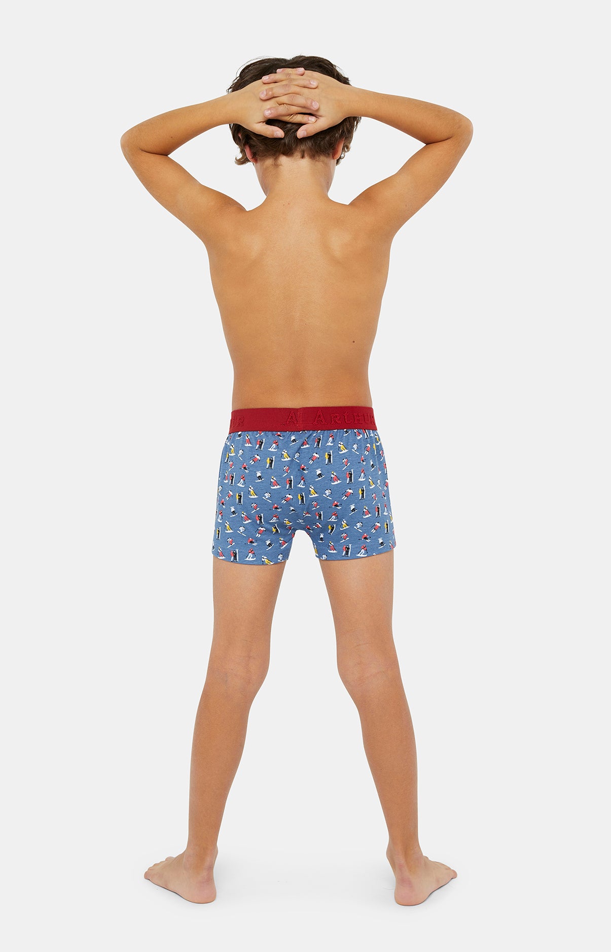 arthur-bob-boxer-enfant-ski-denim-8a-coton image 4