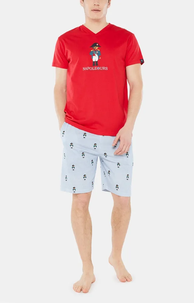 arthur-bob-napoleours-pyjashort-homme-denim-coton-bio image 1