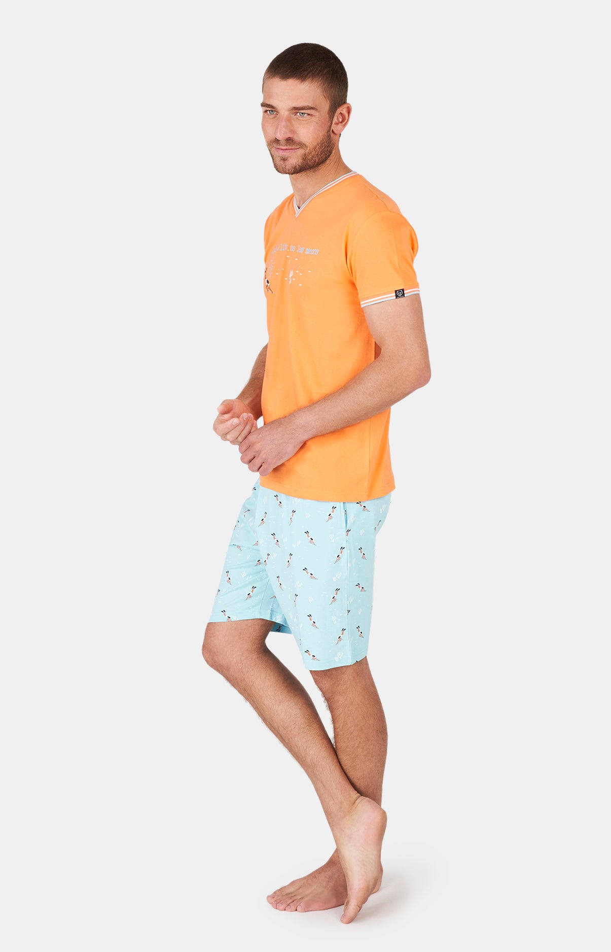 arthur-bob-plongeur-pyjashort-lagon-coton-bio image 4