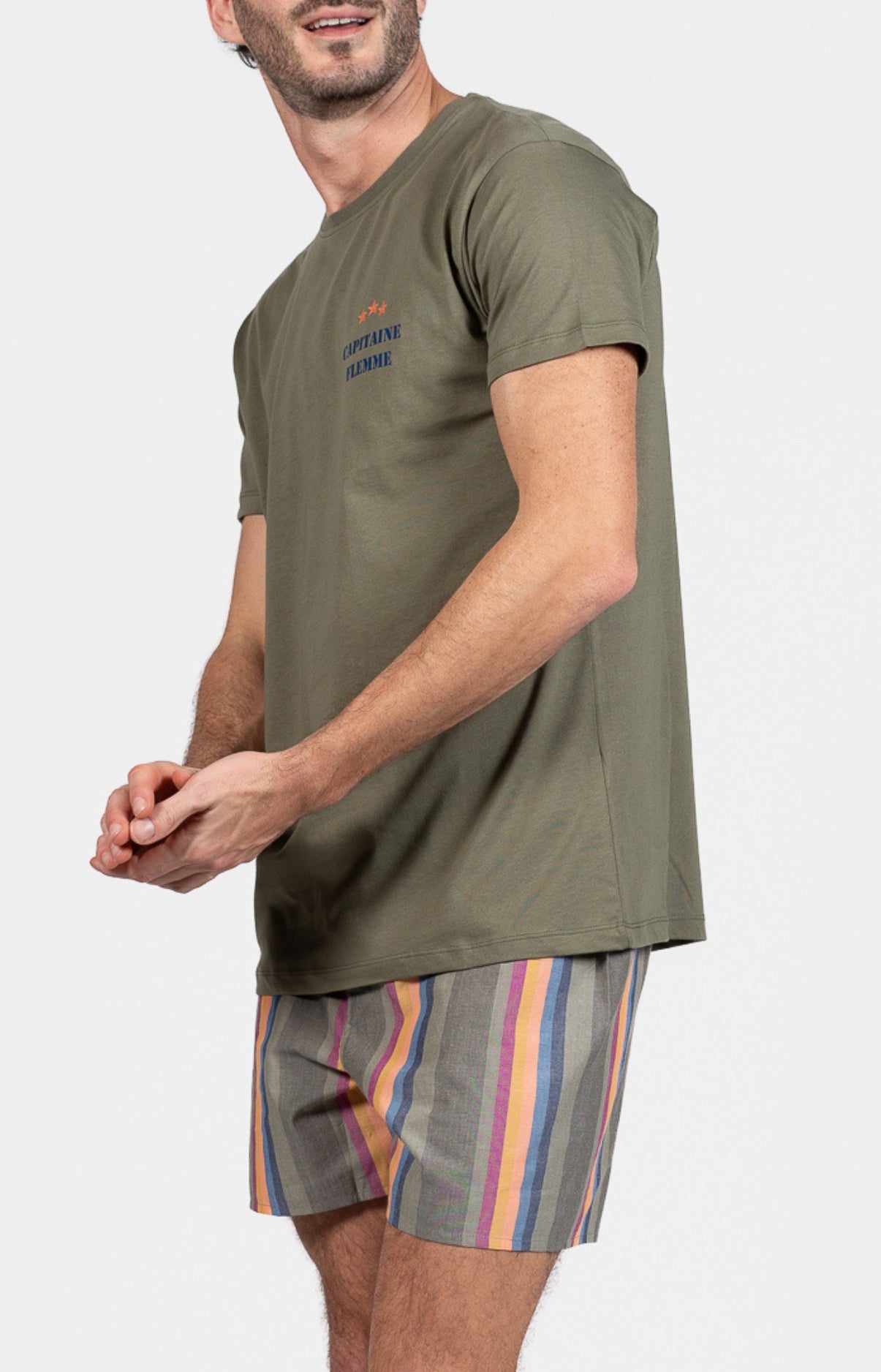 arthur-bob-pyjam-ricain-corlys-kaki-coton-t image 4