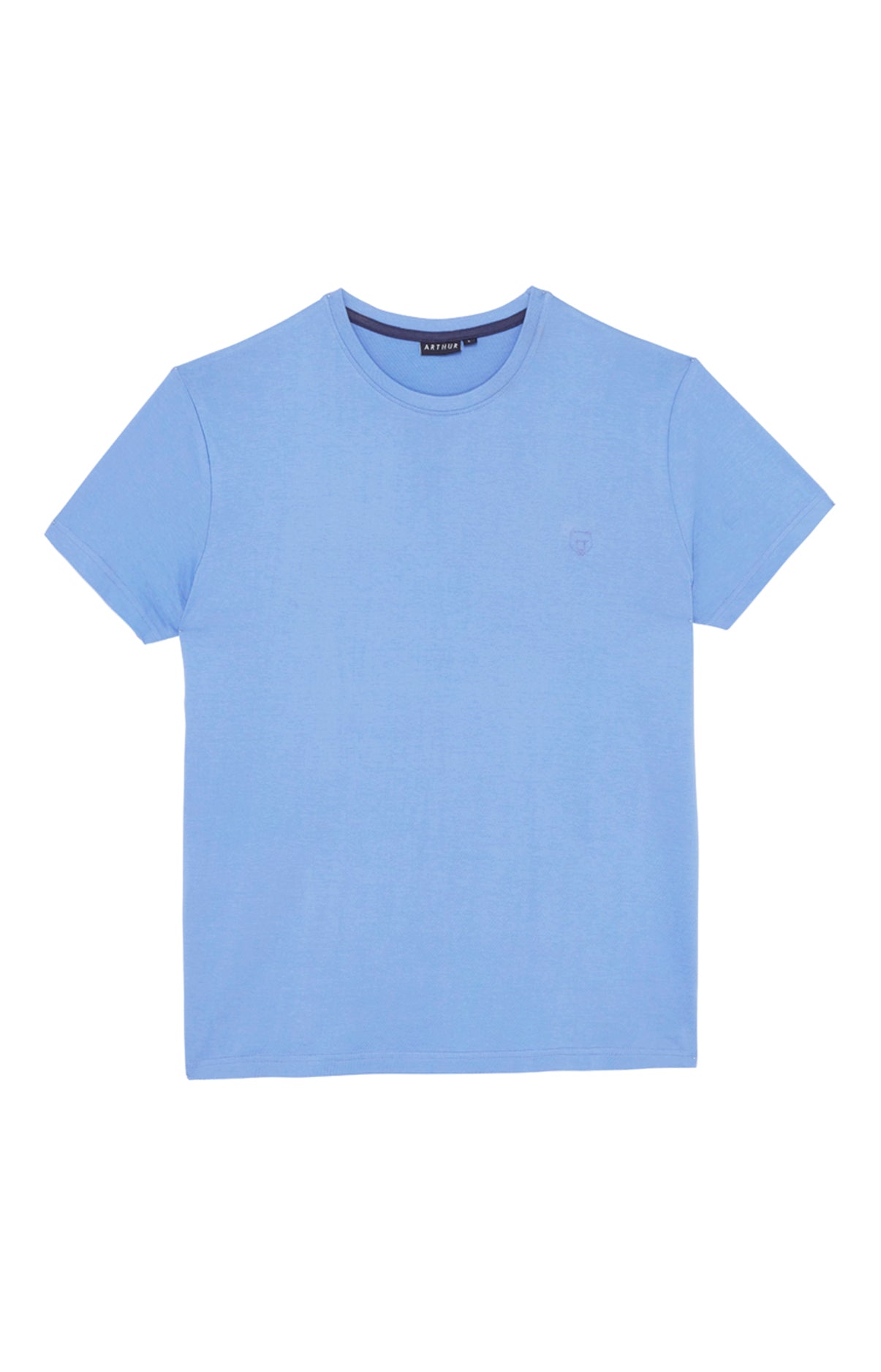 arthur-bob-coton-azur-tee-shirt-coton-bio-azur-s-xxl image 3