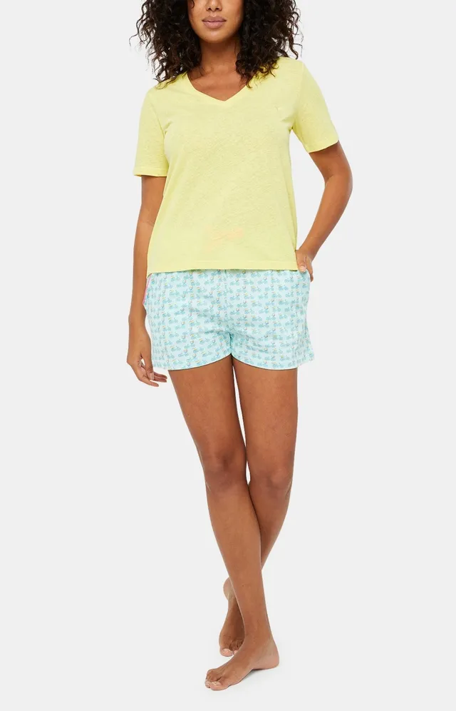 arthur-bob-petit-v-lo-short-pyjama-femme-lagon-l-coton-bio image 1