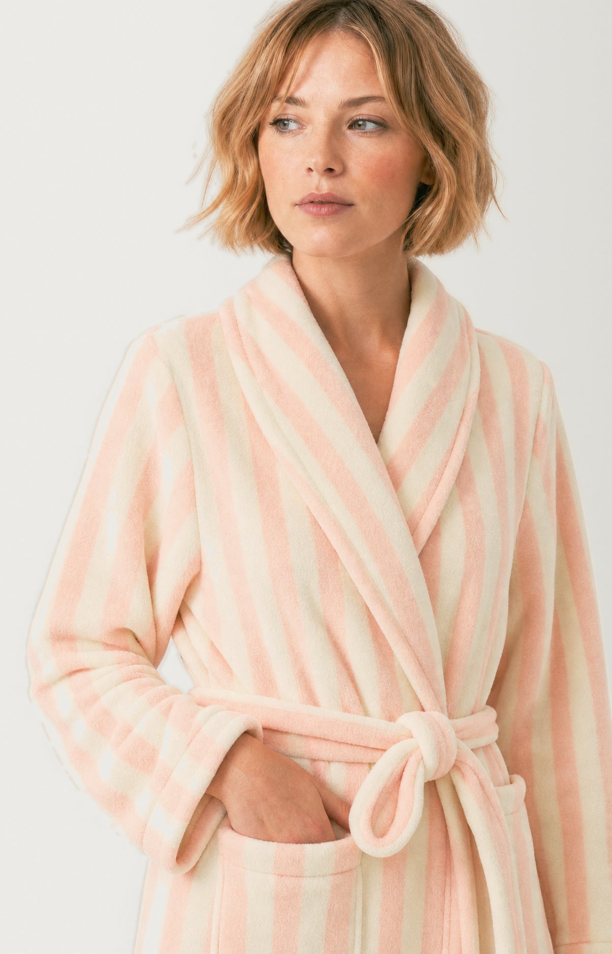 arthur-bob-rosalie-robe-de-chambre-femme-rose-polaire image 2