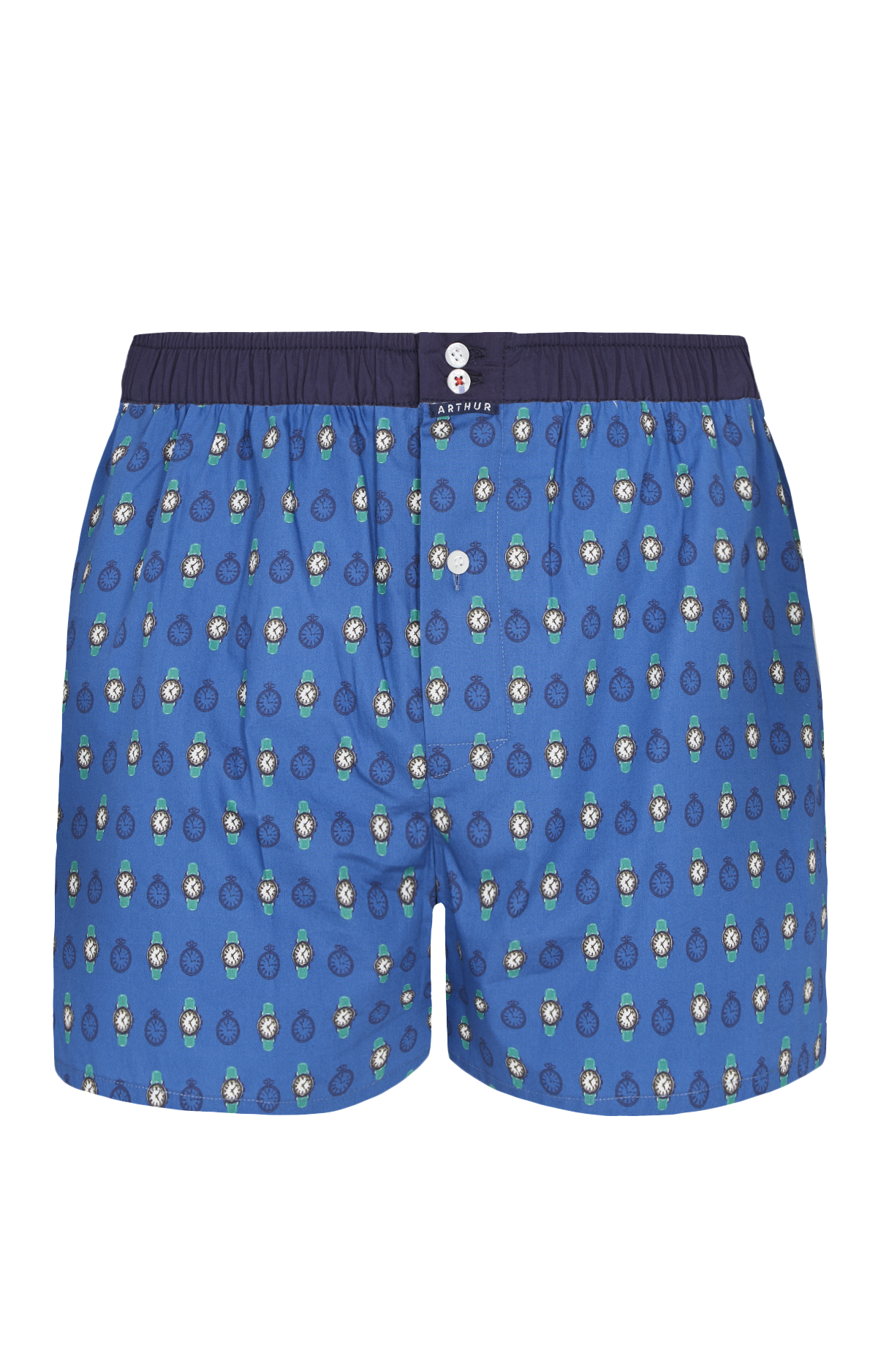 arthur-le-club-n-1116-cale-on-homme-coton-bio-bleu image 3