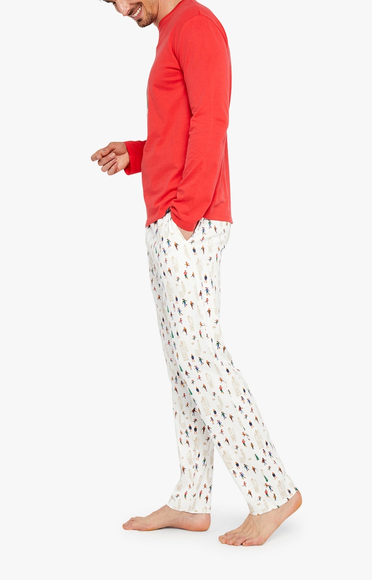 arthur-bob-pyjama-matin-glace-coton-bio-blanc image 2