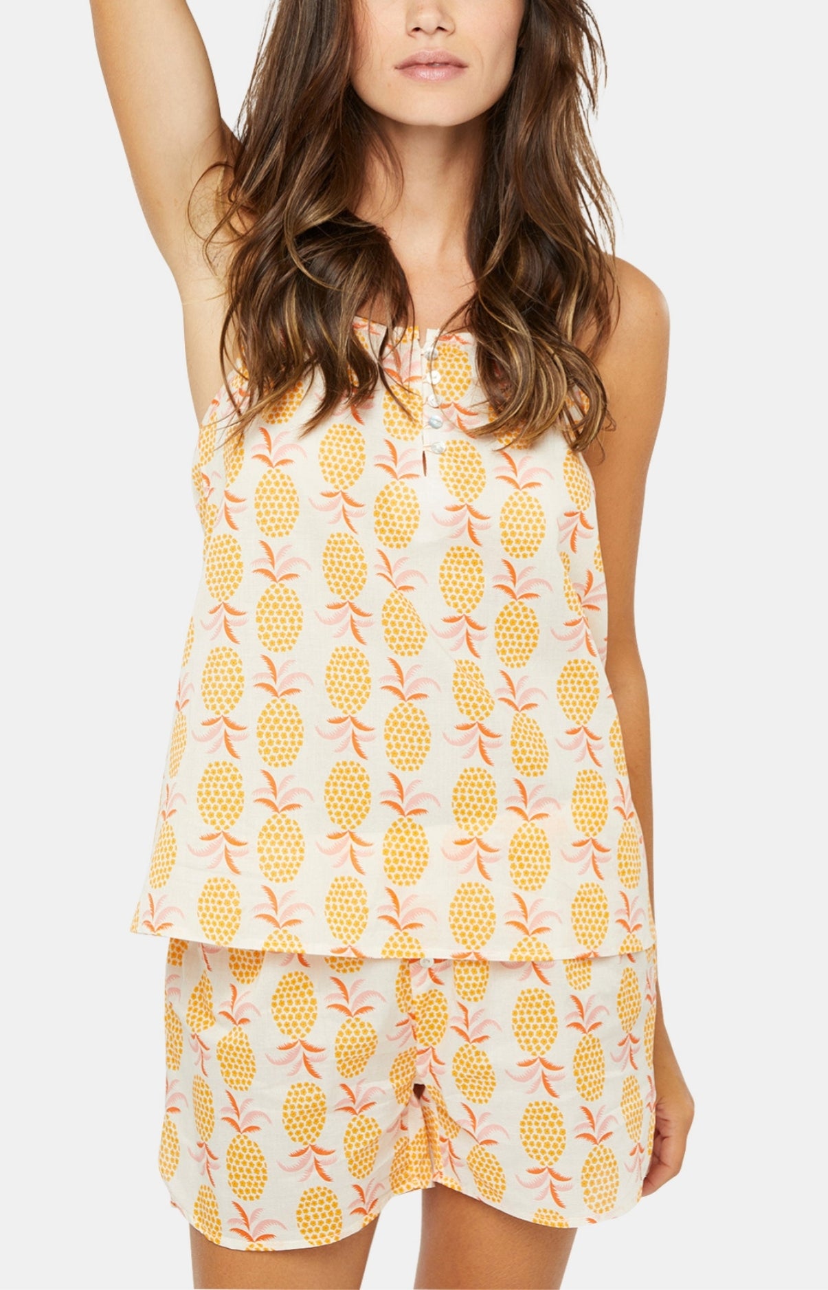 arthur-bob-caraco-short-ananas-soleil-s-voile-coton image 2