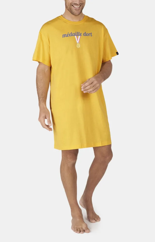 arthur-bob-m-daille-dort-maxi-tee-shirt-jaune-coton-bio image 1