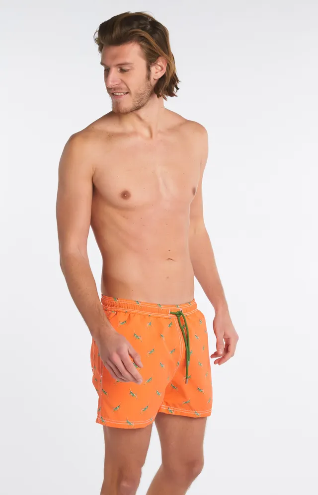 arthur-bob-cricket-short-de-bain-orange-polyester-recycl image 1