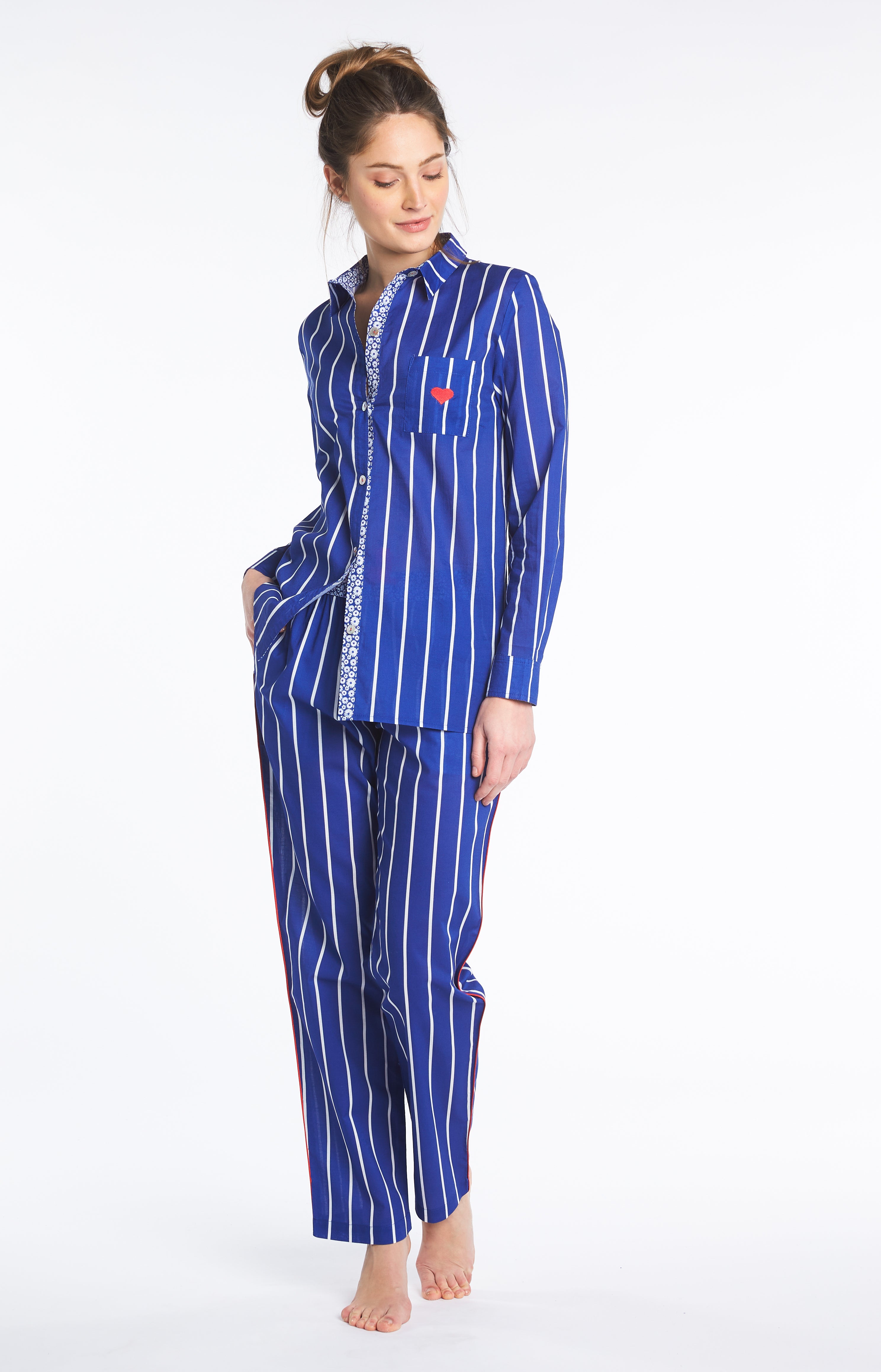 arthur-bob-camille-chemise-coton-bleu-roi image 4