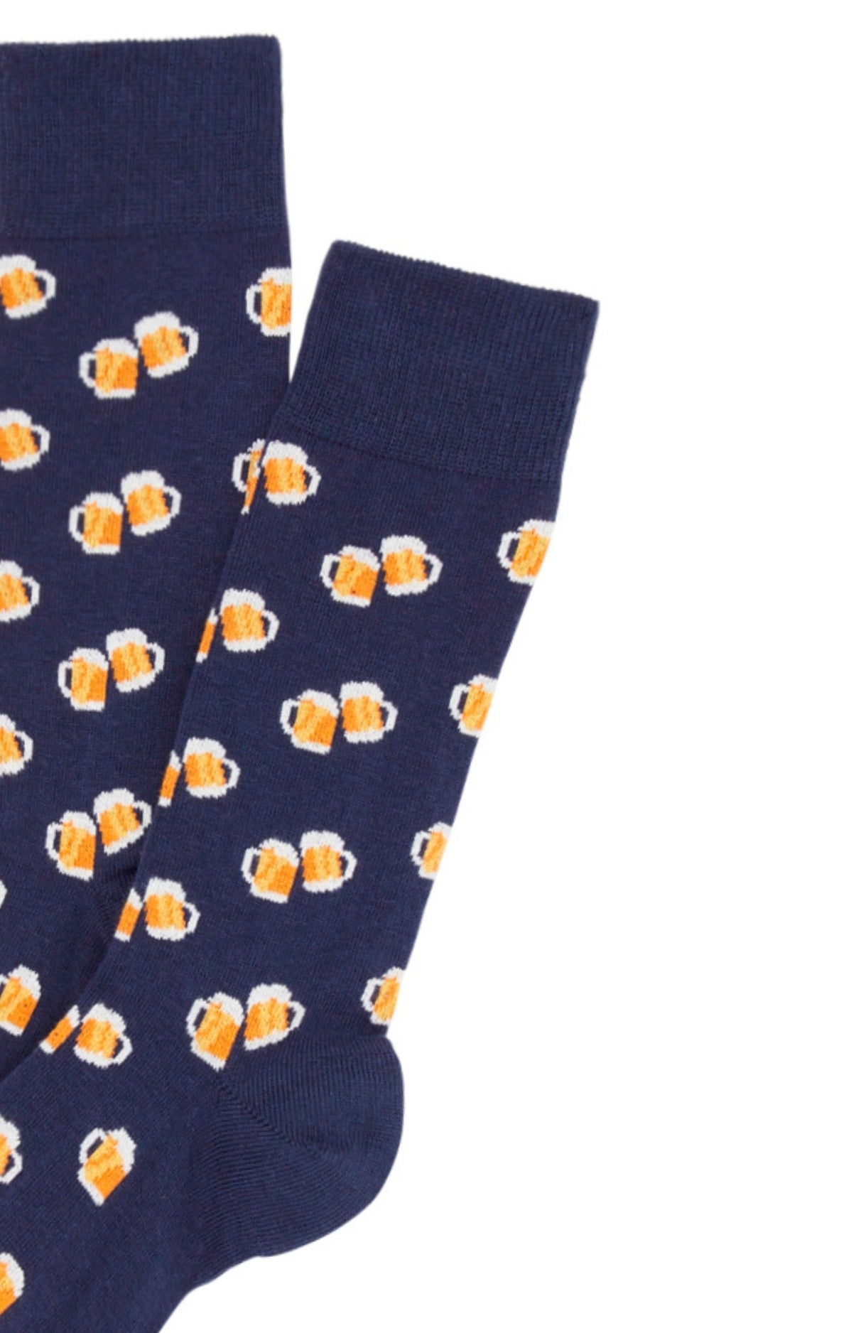 arthur-bob-chaussettes-coton-bio-sans-pression-marine-40-46 image 2
