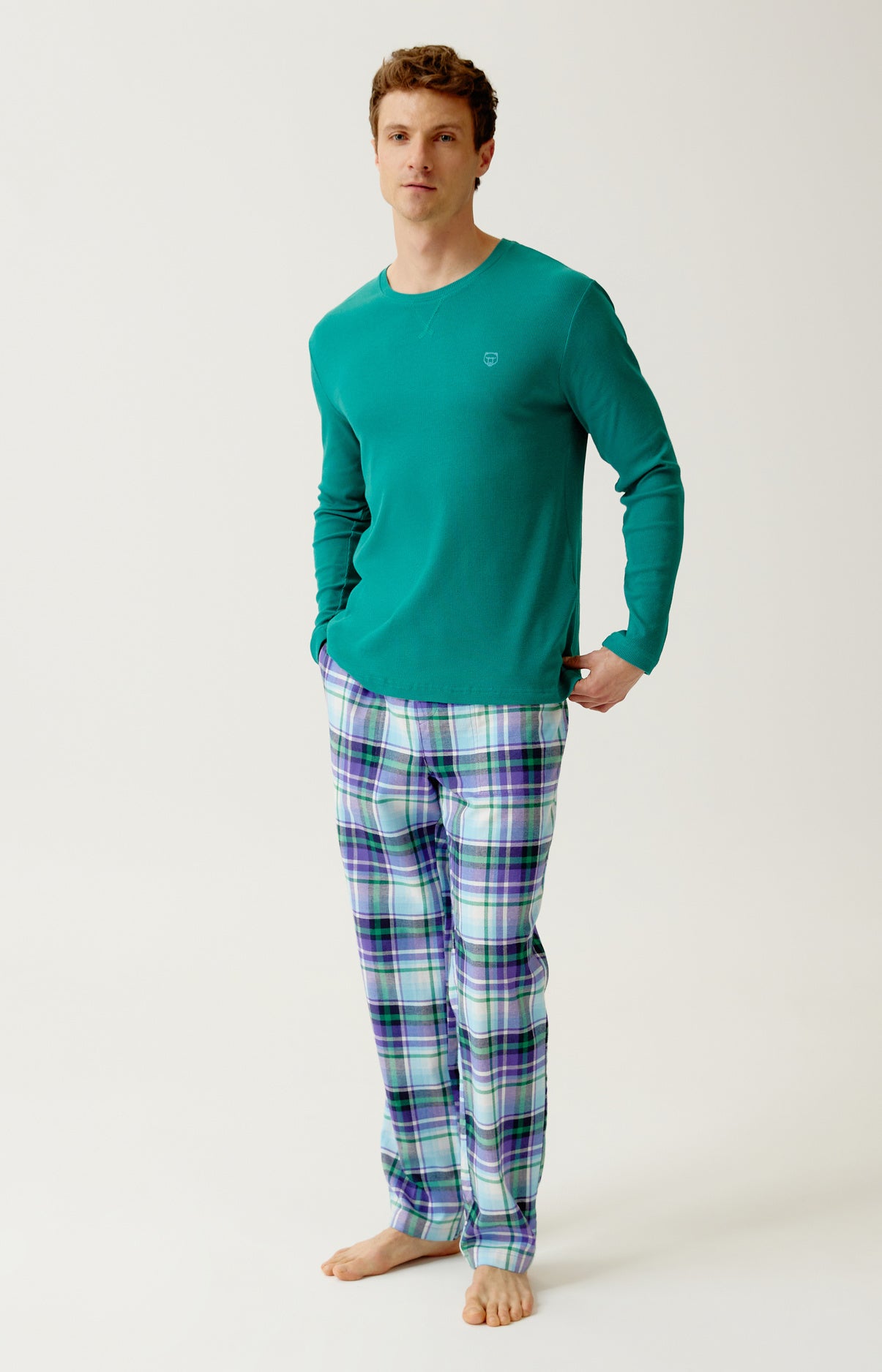 arthur-bob-adam-pantalon-pyjama-flanelle-vert image 4