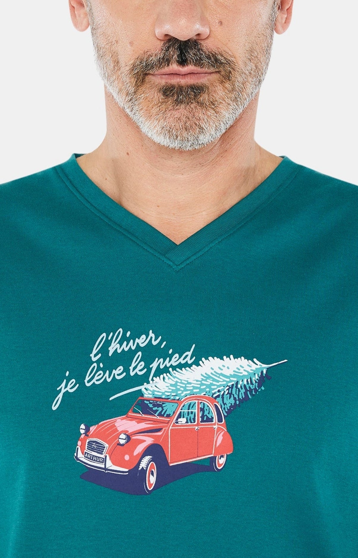 arthur-bob-2cv-pyjashort-homme-glace-coton-bio image 2