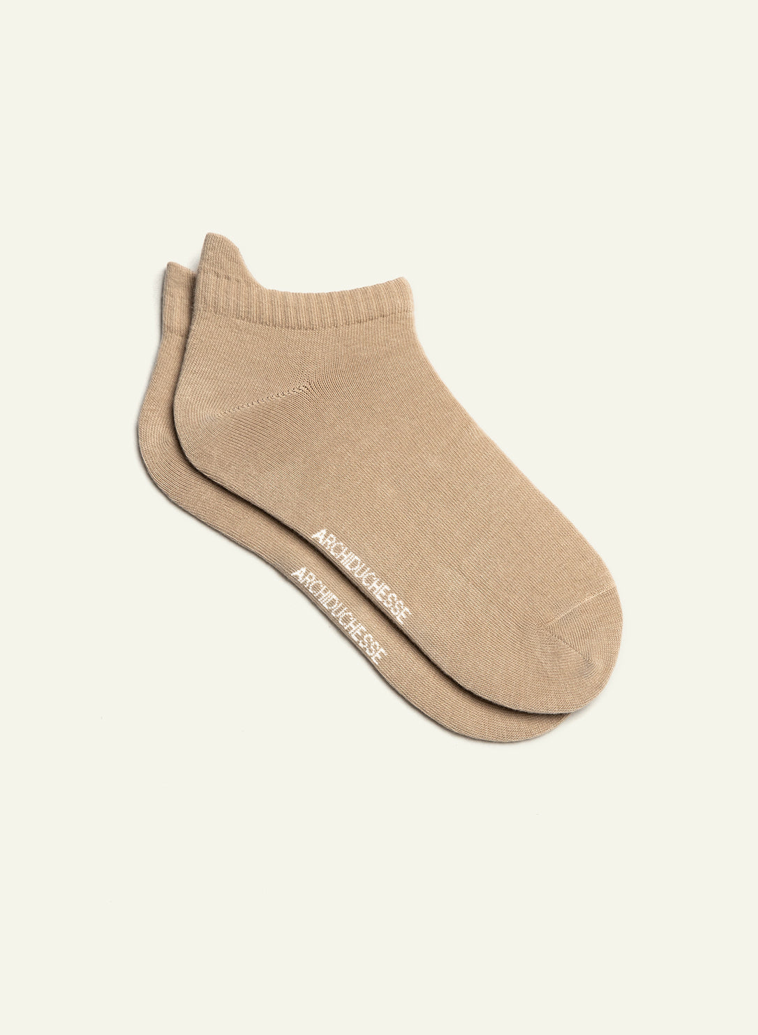 archiduchesse-socquette-beige-caf-au-lait-socquettes-coton image 2