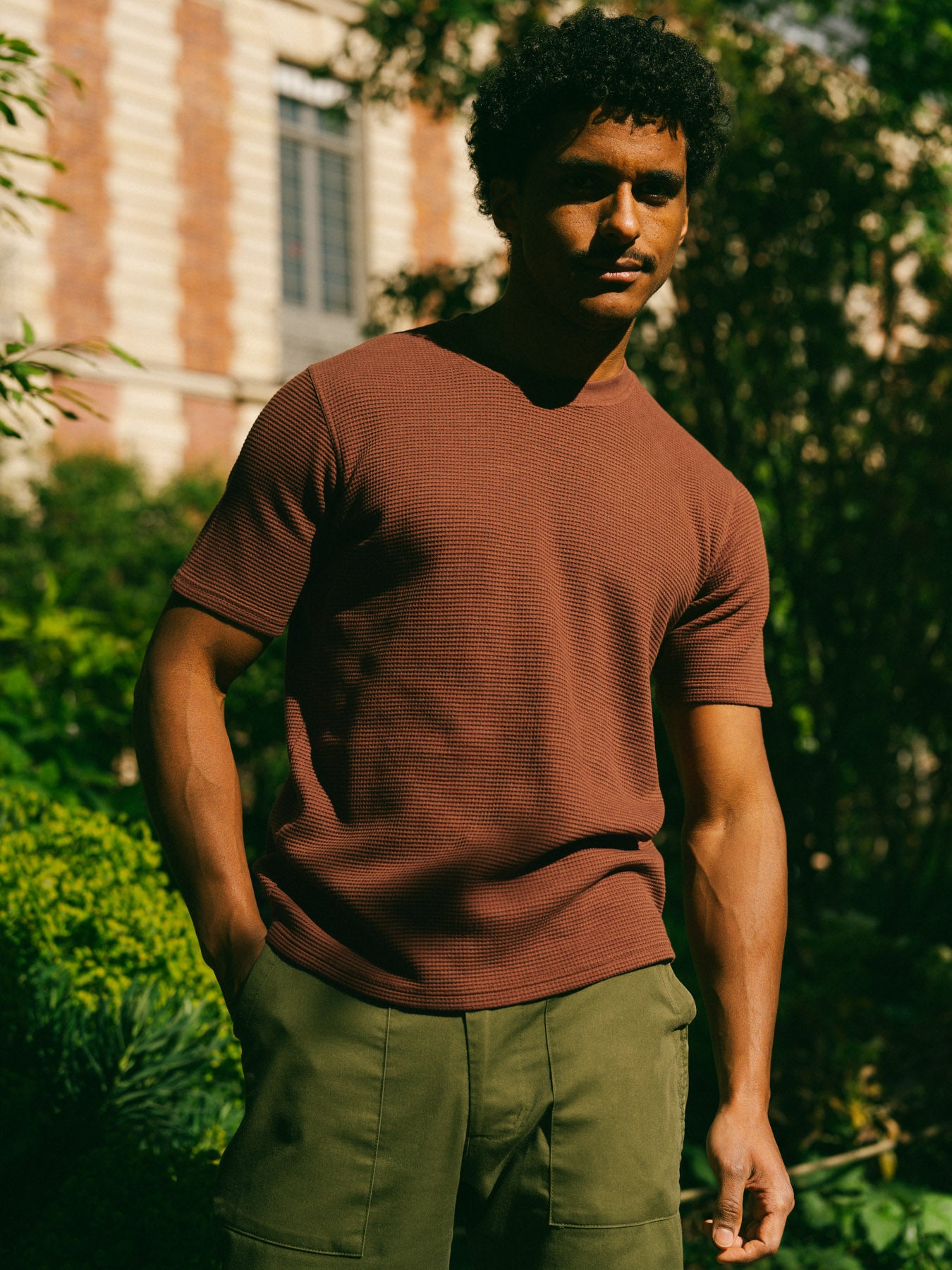 p-trone-gaufr-t-shirt-manches-courtes-beige-taille-m image 8