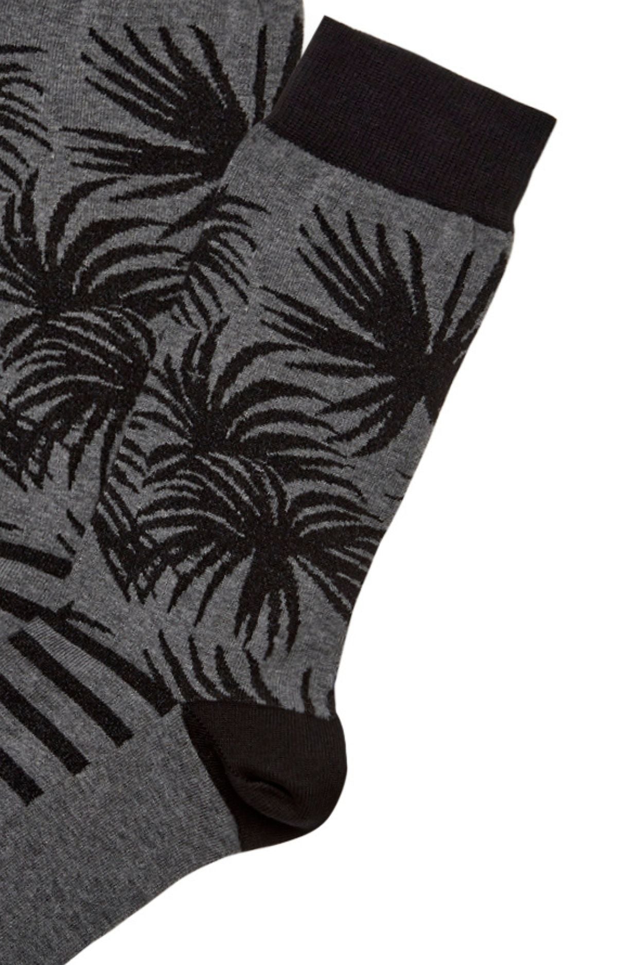 arthur-bob-chaussettes-palmier-coton-bio-gris-40-46 image 2