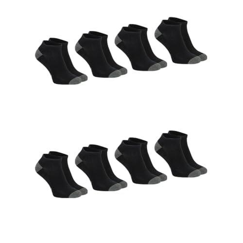 athena-ecopack-lot-8-socquettes-homme-noir-gris image 5
