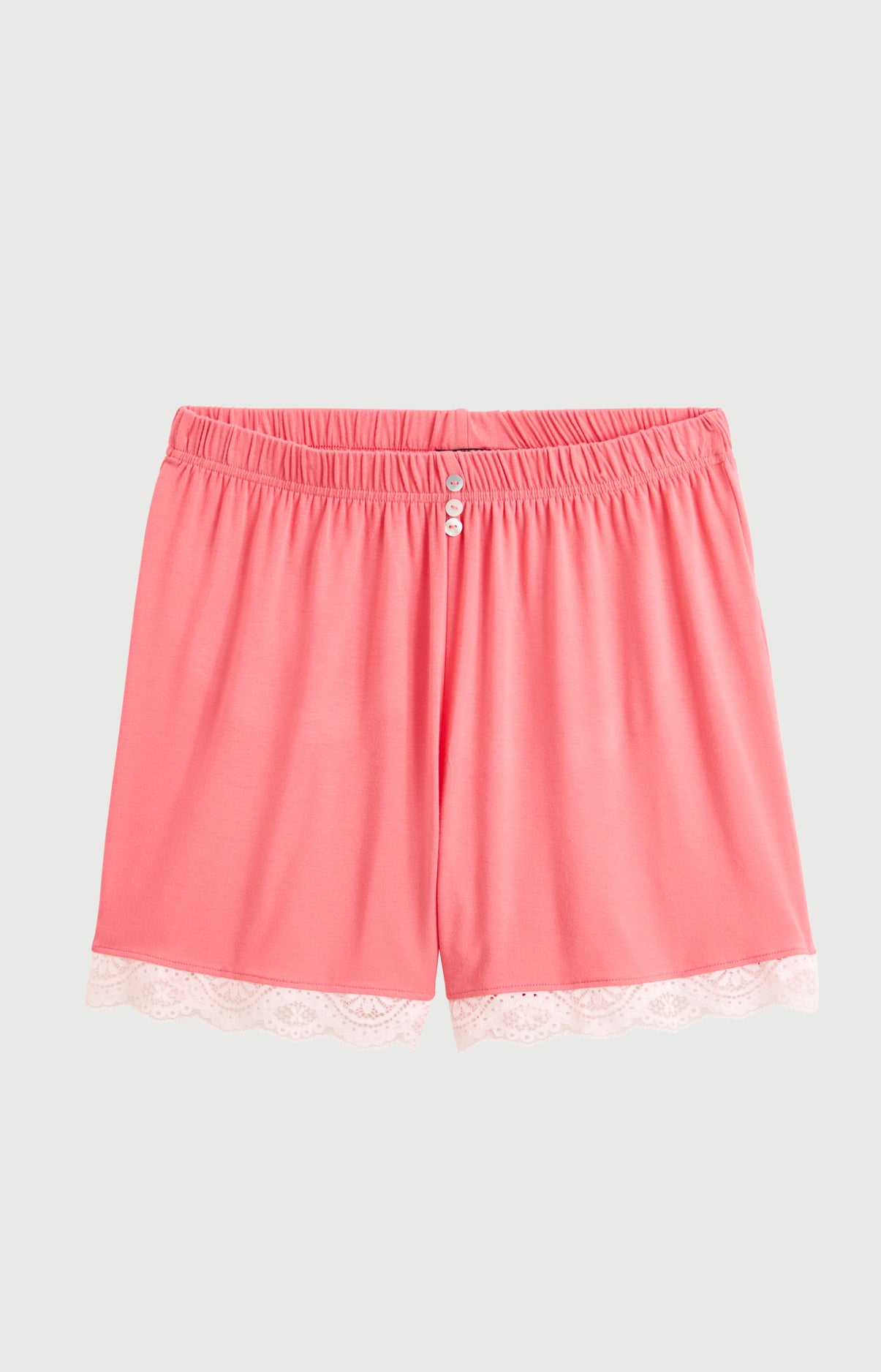arthur-bob-short-ninon-corail-modal-dentelle-34-cm image 3