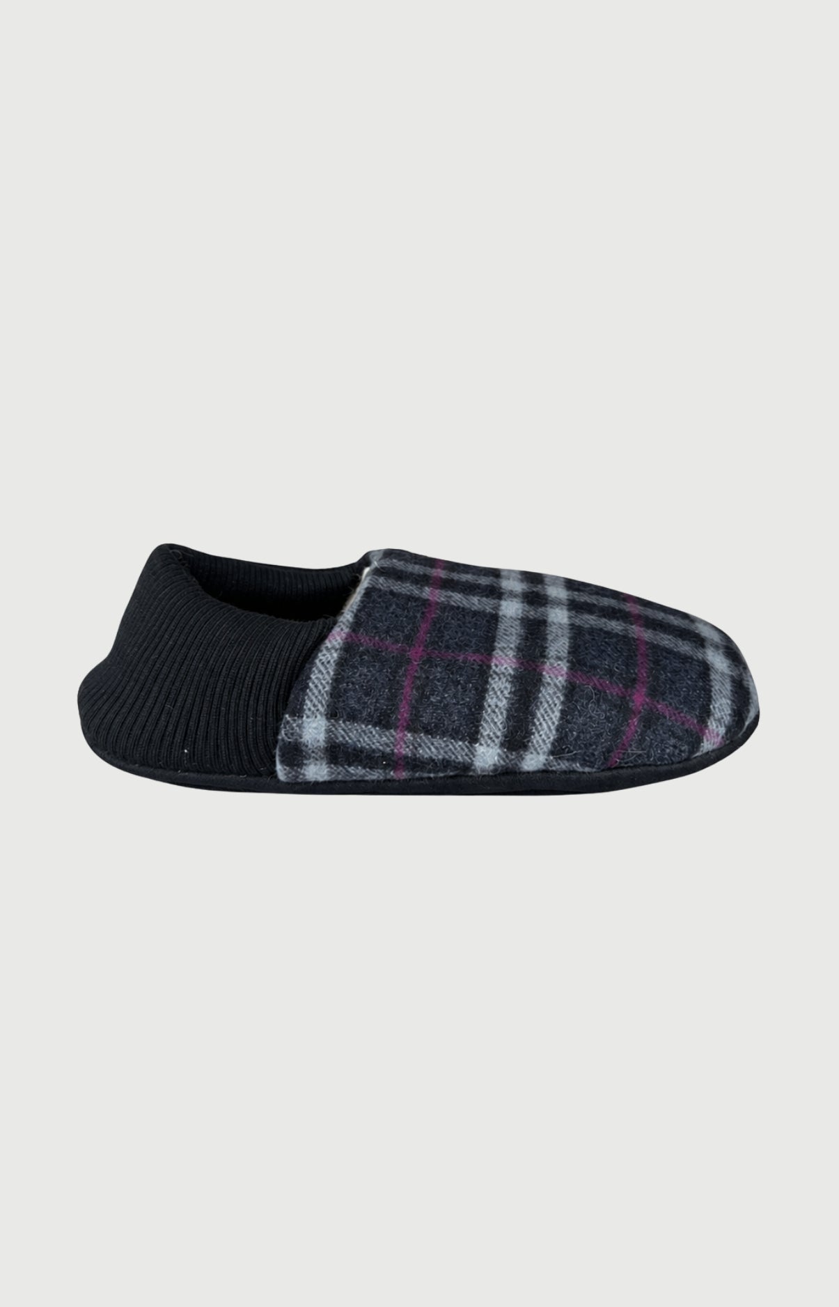 arthur-bob-minuit-chaussons-cuir-laine-marine image 1