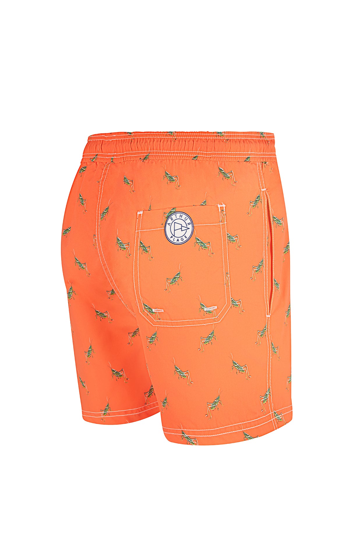 arthur-bob-cricket-short-de-bain-gar-on-orange-recycl image 4
