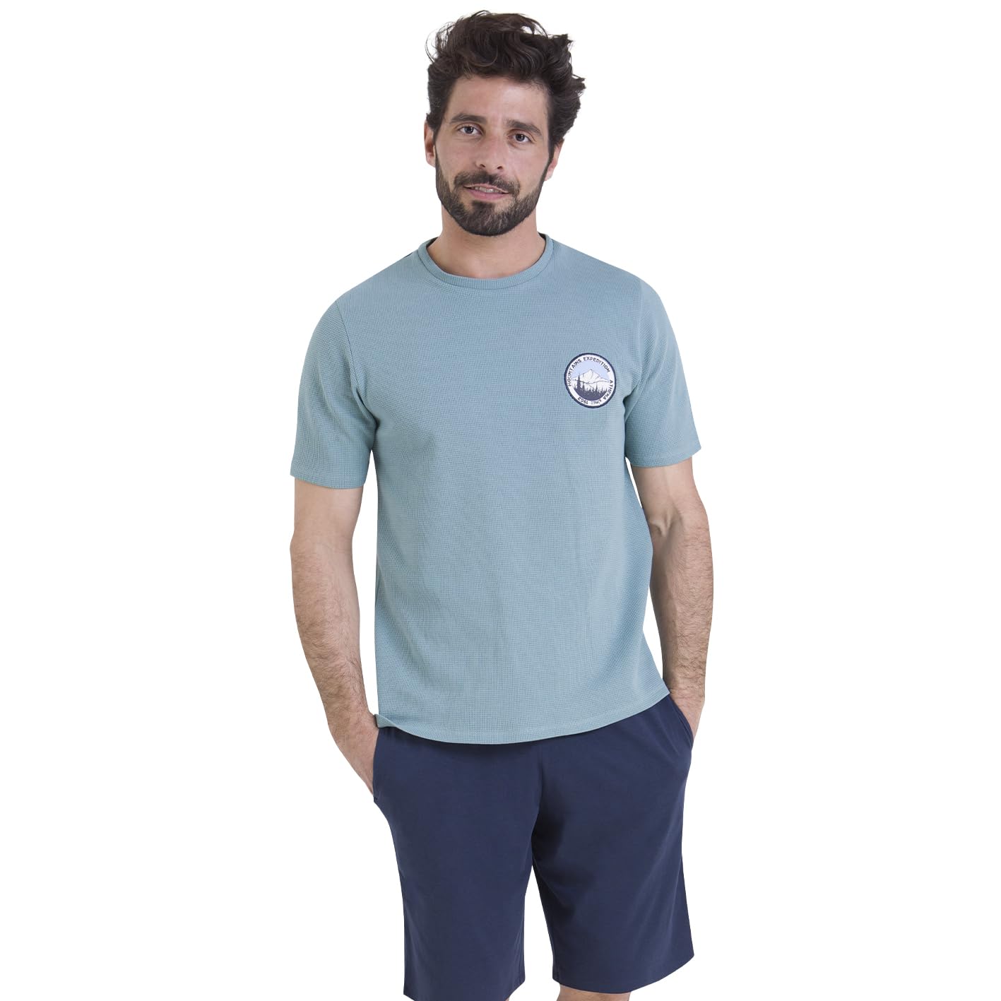athena-thermik-waffle-ensemble-pyjama-homme-taille-m image 1