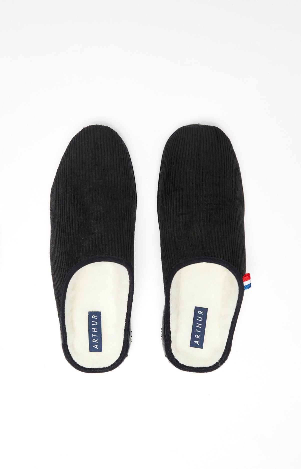 arthur-bob-velours-cotel-mules-homme-noir image 3