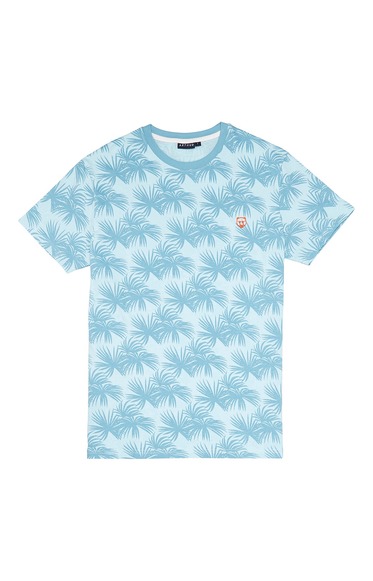 arthur-bob-palmier-tee-shirt-lagon-coton-bio-homme image 3