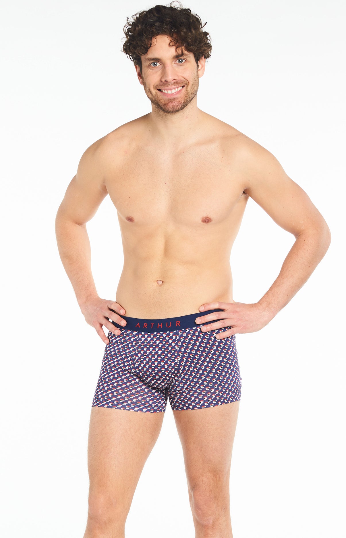 arthur-bob-santa-boxer-homme-marine-taille-l image 2