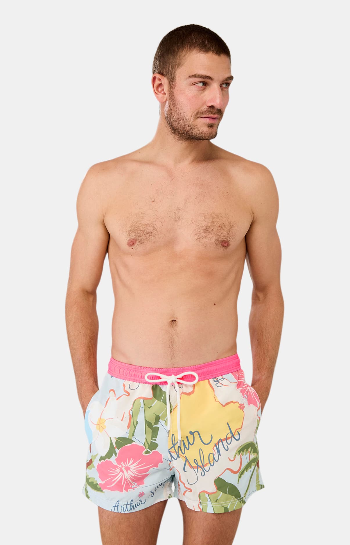 arthur-bob-short-de-bain-homme-island-multicolore image 4