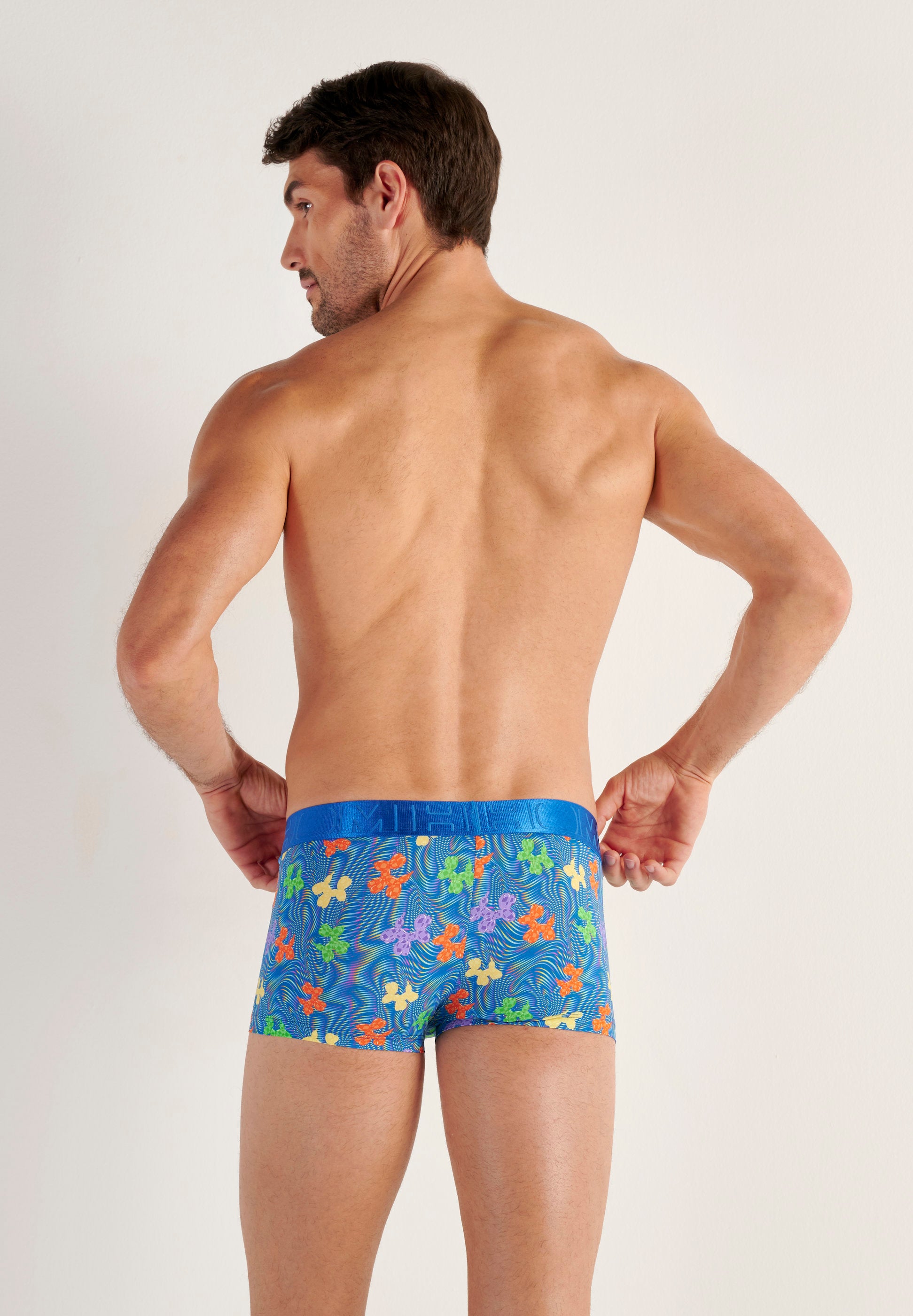 hom-funky-styles-trunk-homme-bleu-imprim-microfibre image 3