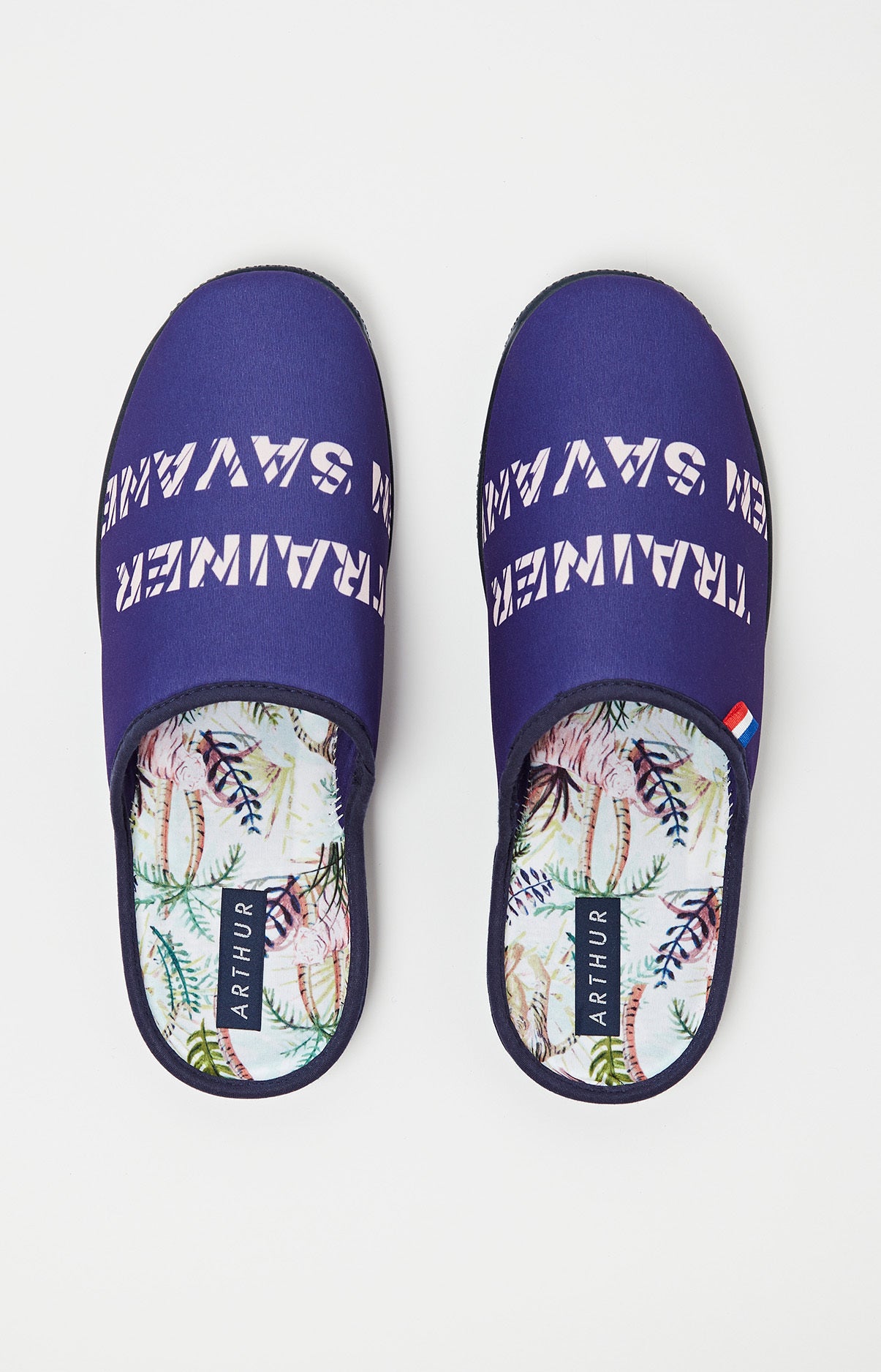 arthur-bob-mules-savane-marine-mules-marine-42-43-motifs image 2