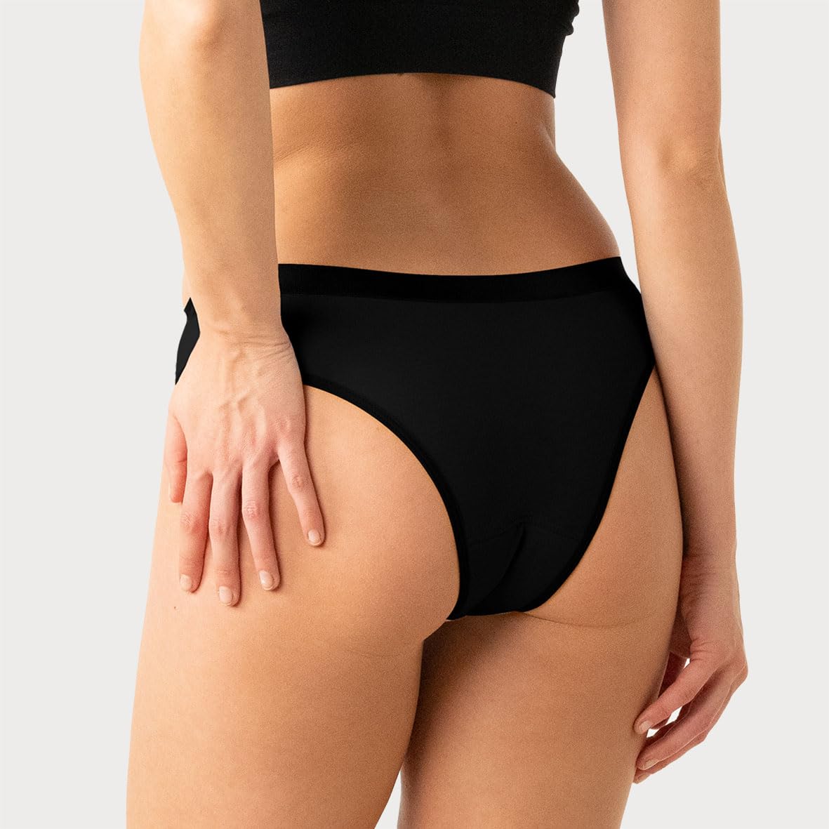 athena-dailyz-lot-5-tangas-menstruels-xs-noir-absorbant image 3
