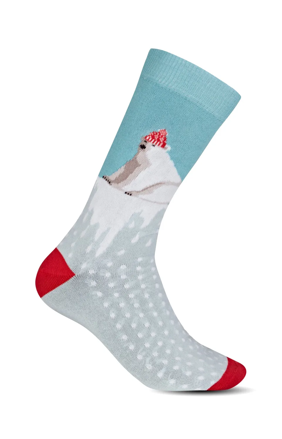 arthur-bob-bear-chaussettes-coton-bleu-glace-40-46 image 1