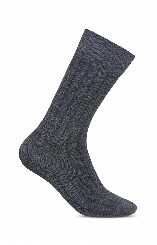 arthur-bob-chaussettes-laine-cachemire-homme-anthracite image 1