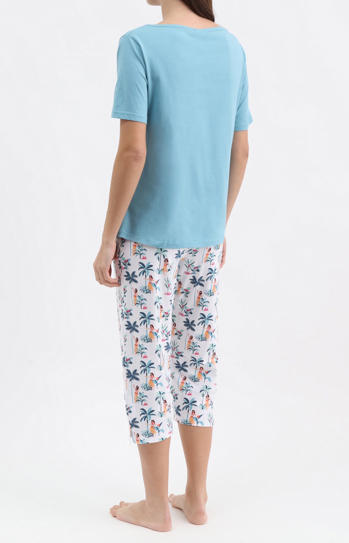 arthur-bob-tahiti-pyjacorsaire-femme-blanc-coton-l-ger image 3