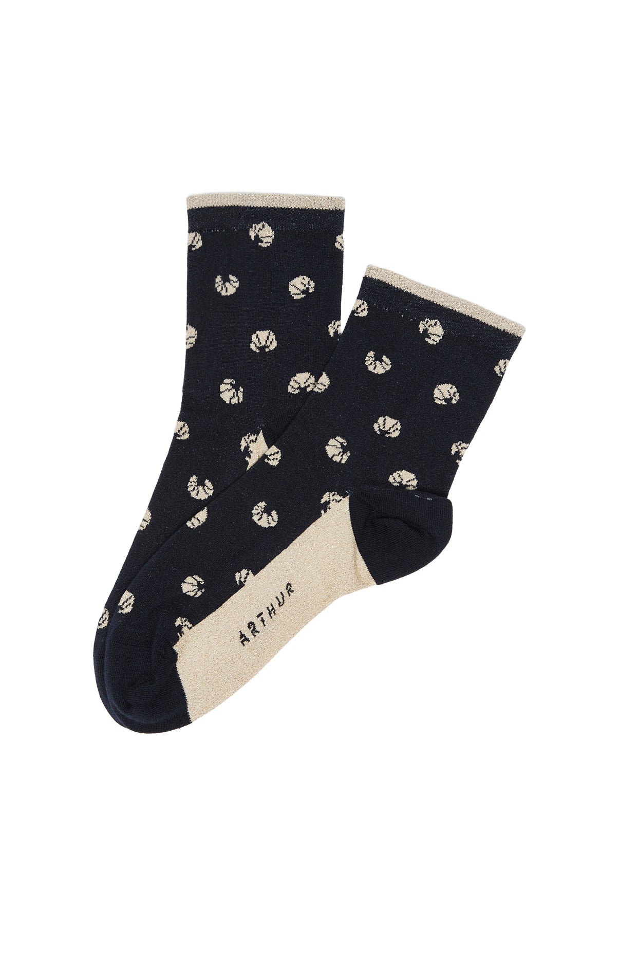 arthur-bob-croissant-chaussettes-coton-nuit-36-40 image 1
